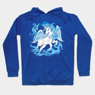 Water Unicorn Pegasus Pony Hoodie